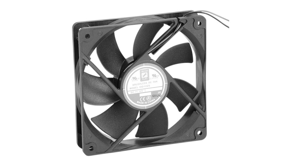 Axial Fan DC 120x120x25mm 12V 144.4m³/h